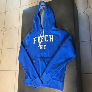 Abercrombie & Fitch Men Large Sweater. Blue Hoodie